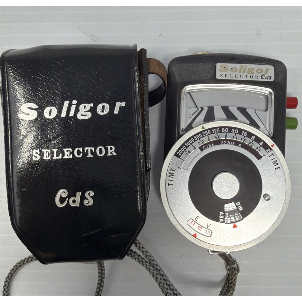 Soligor Selector Cds Light Meter Lightmeter Photography Tool Vintage